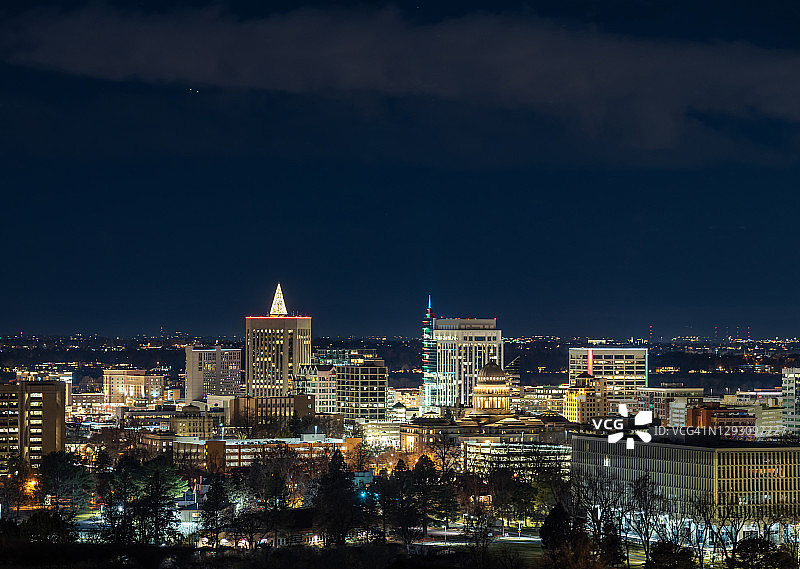 博伊西天际线上的大合图片素材