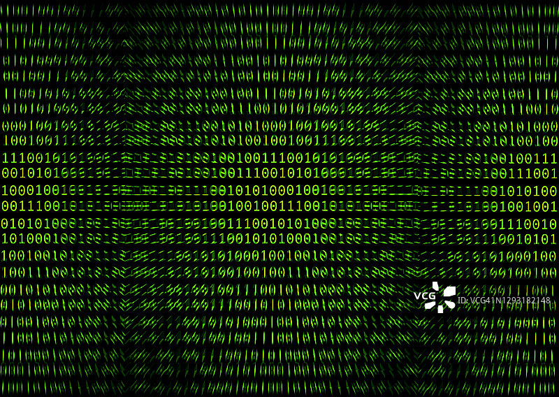 抽象二进制代码数字技术连接未来概念图图片素材