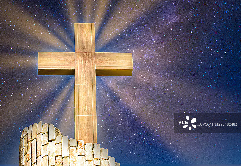 基督教十字架宗教符号概念图图片素材