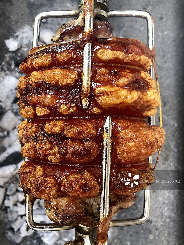 烤猪肉图片素材