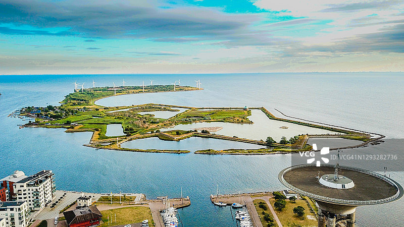 兰斯克鲁纳的无人机图片素材