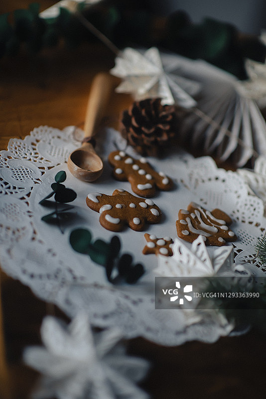 姜饼曲奇图片素材