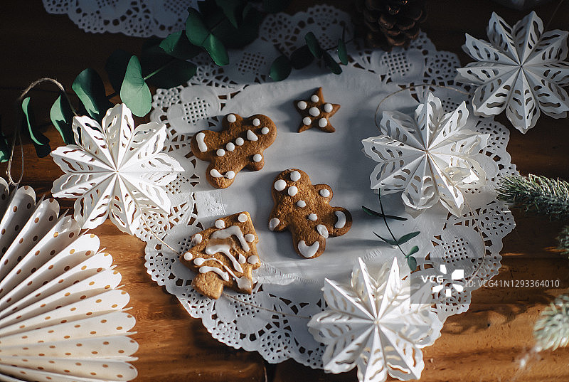 姜饼曲奇图片素材