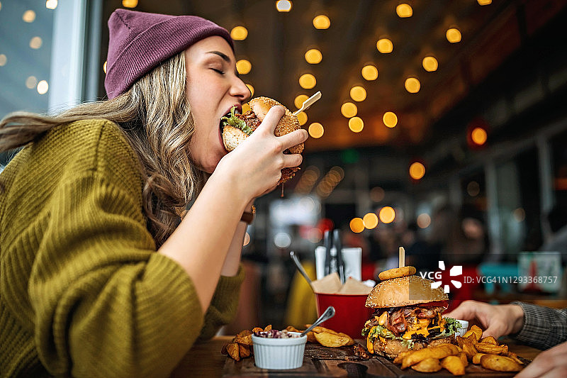 美味的汉堡图片素材