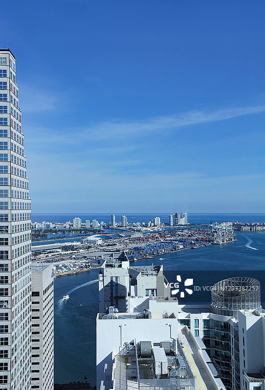 美国佛罗里达州迈阿密比斯坎湾图片素材