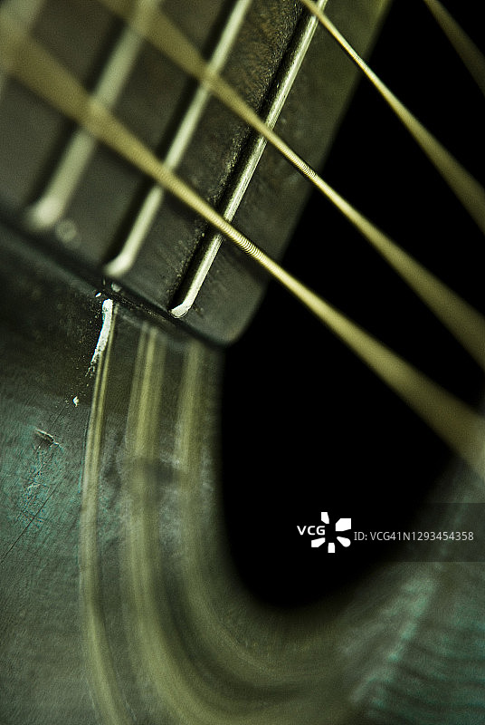 吉他琴弦细节图片素材