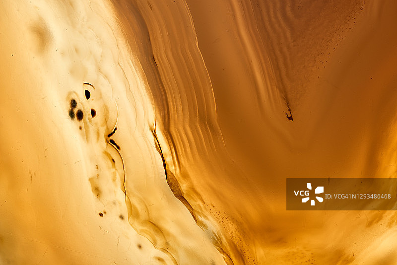 黄色水晶的微距摄影，设计元素适用图片素材