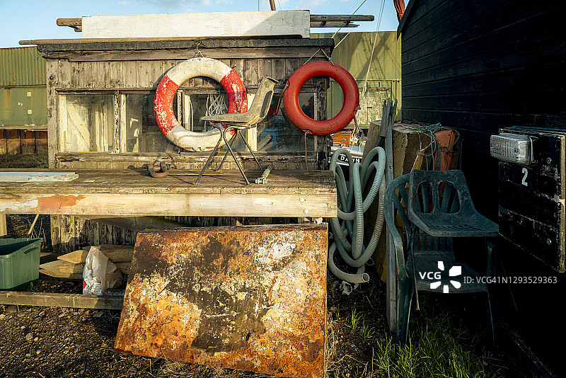 埃塞克斯郡的英国沿海城镇布莱特灵西图片素材