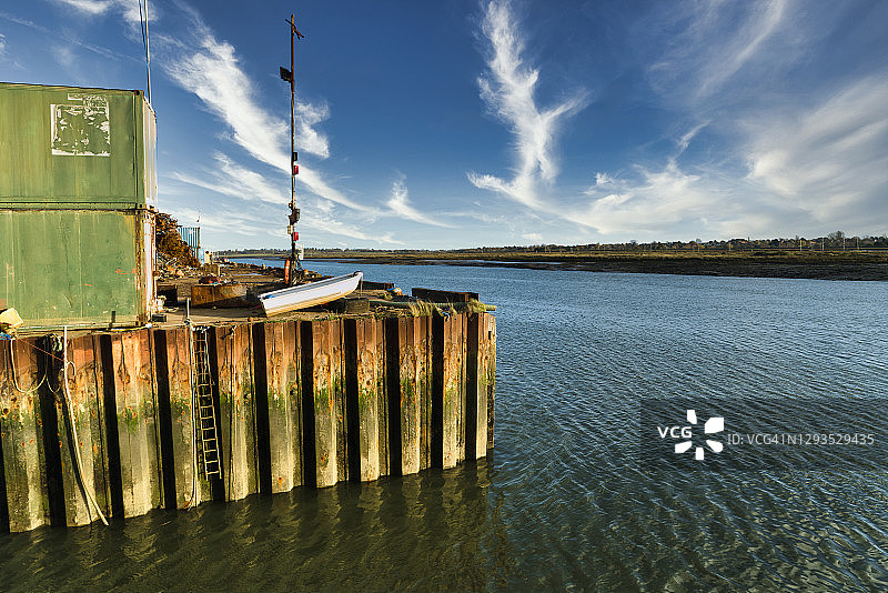 埃塞克斯郡的英国沿海城镇布莱特灵西图片素材