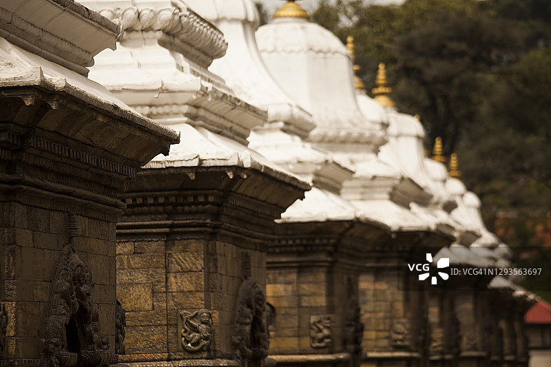 尼泊尔加德满都帕斯帕提那神庙精美建筑细节图片素材
