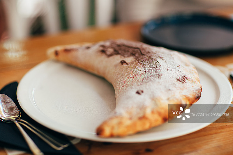 巧克力披萨饺图片素材