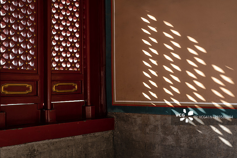 阳光明媚的故宫图片素材