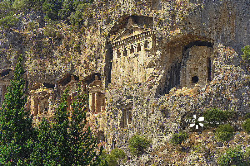 达利安（考诺斯古城），土耳其穆拉，2020年旅游图片素材