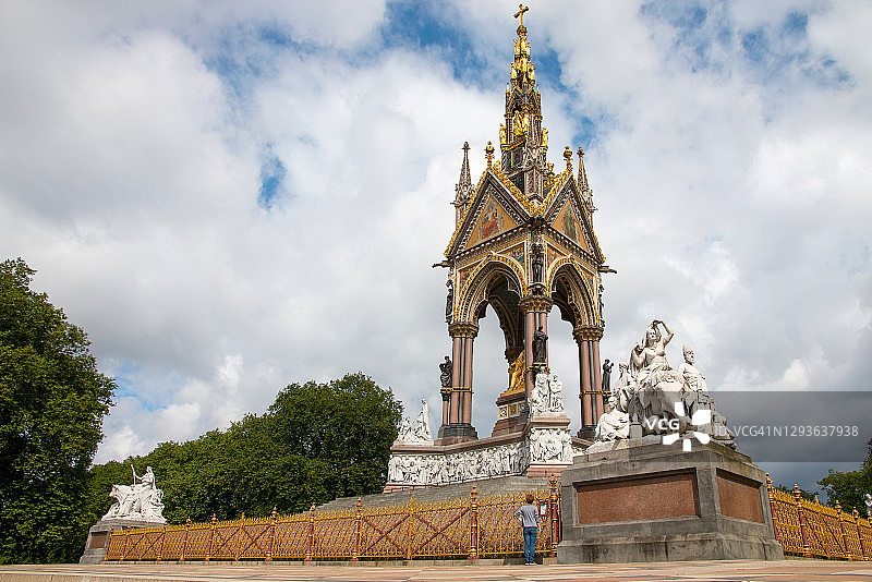 英国伦敦阿尔伯特纪念馆图片素材