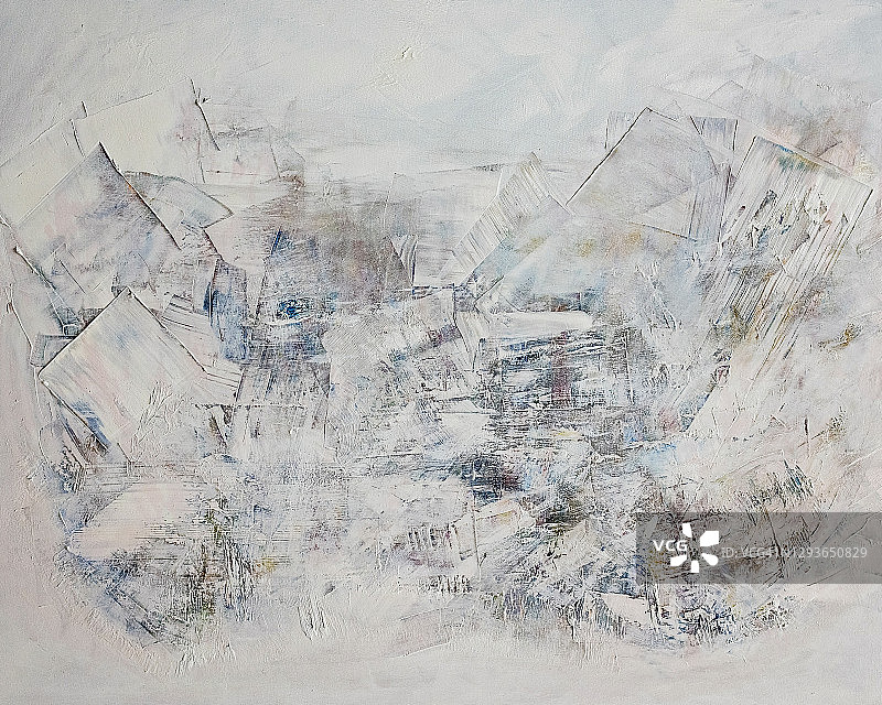 白色油画布抽象艺术纹理图片素材