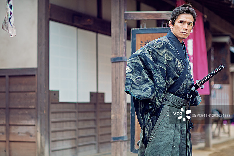 武士肖像图片素材