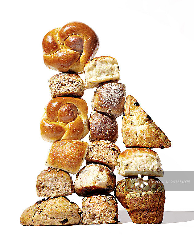 面包塔图片素材