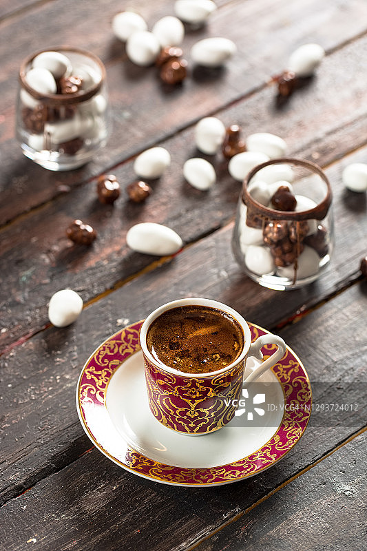 巧克力与土耳其咖啡图片素材