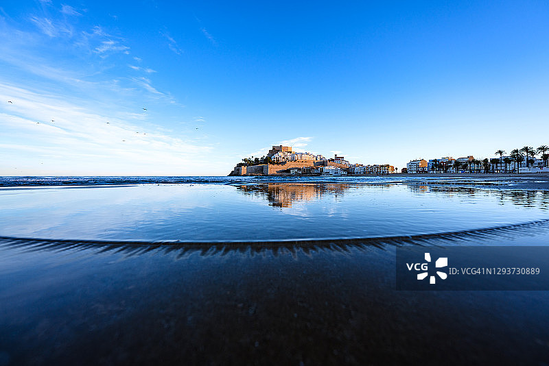 西班牙瓦伦西亚佩尼斯科拉城堡图片素材