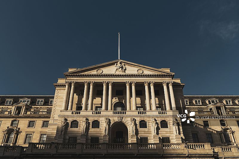 新冠疫情封锁期间的英格兰银行图片素材