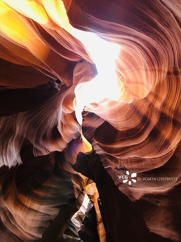 风景红色峡谷段图片素材