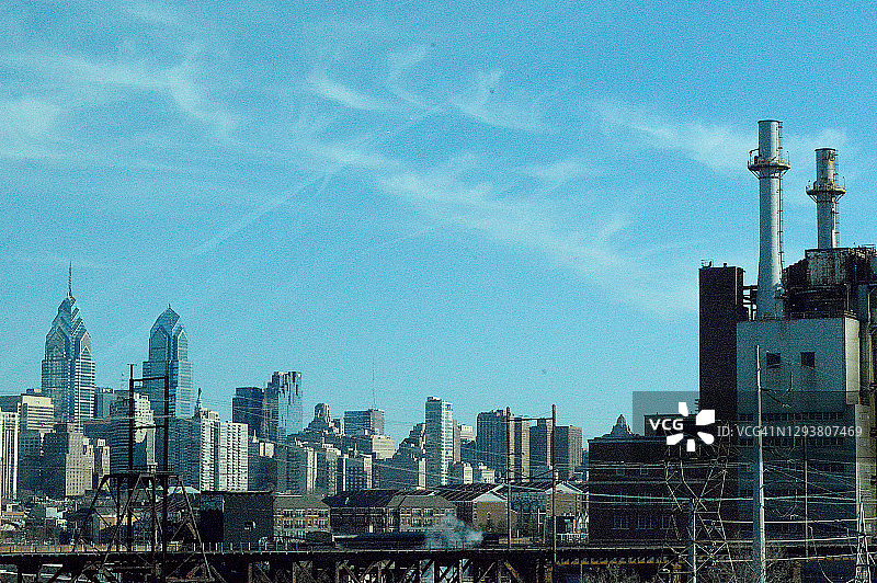 费城市中心图片素材