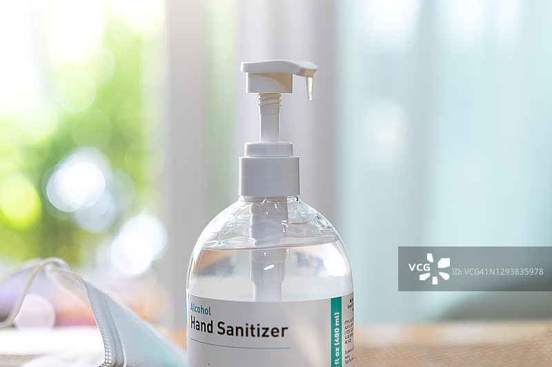 洗手液预防新型冠状病毒感染图片素材