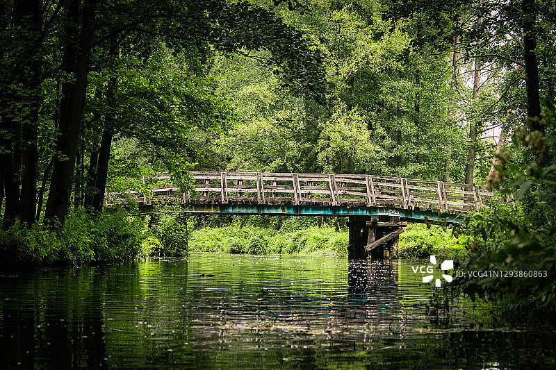 德国勃兰登堡州施普雷瓦尔德生物圈保护区图片素材