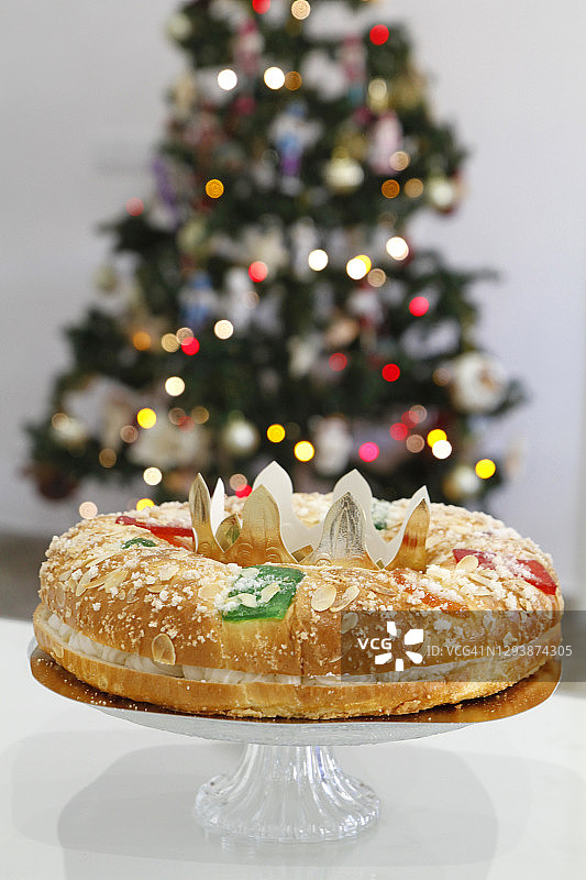 主显节蛋糕特写图片素材