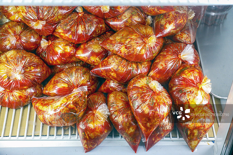 冰箱里的泡菜图片素材