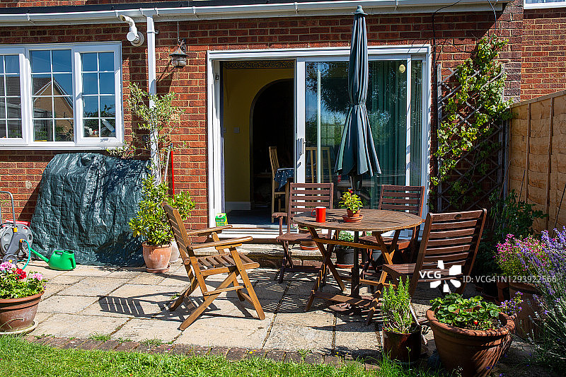 伯克郡的庭院客厅图片素材