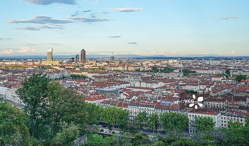 里昂城市风光（法国）图片素材