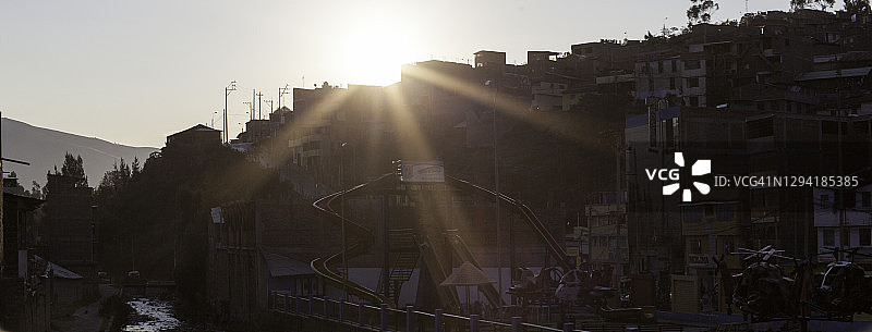 广角下的秘鲁安达瓦伊拉斯图片素材