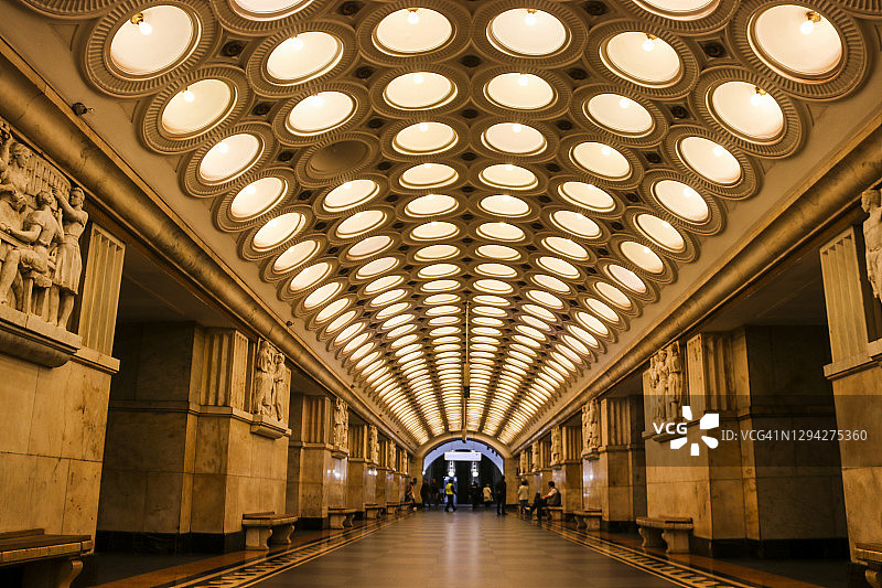 莫斯科电气工厂地铁站图片素材