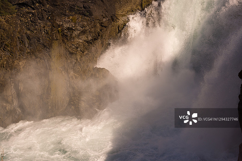 Salto Grande瀑布景观，巴塔哥尼亚，智利图片素材