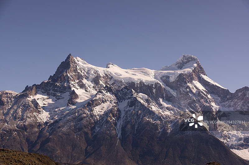 百内大角峰，智利巴塔哥尼亚图片素材