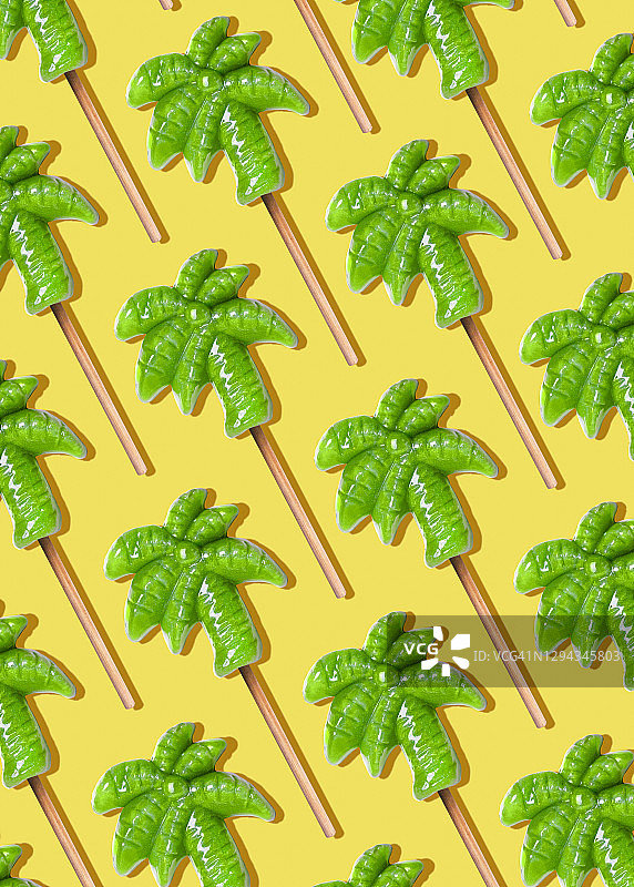 棕榈树棒棒糖图片素材