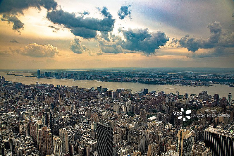 纽约日落图片素材