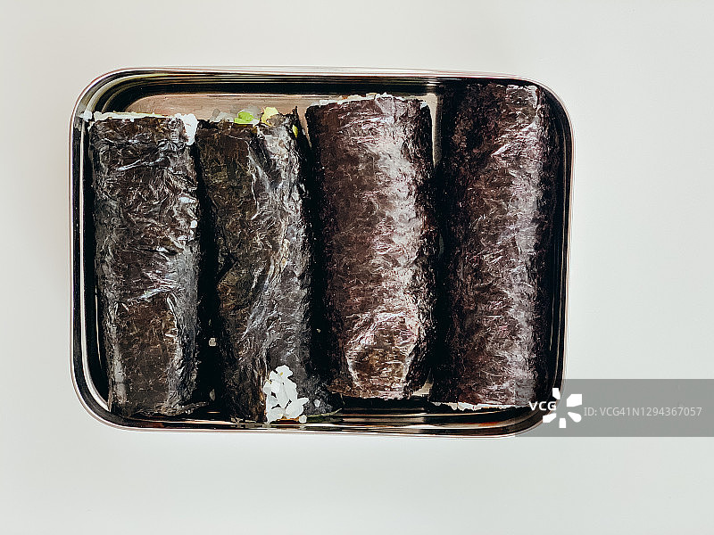 学校午餐寿司图片素材