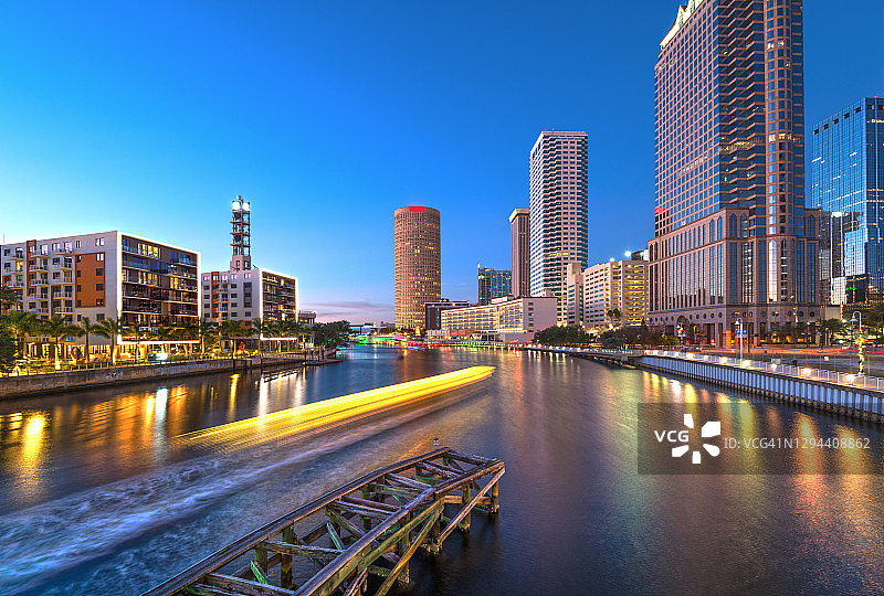 佛罗里达州坦帕希尔斯伯勒河图片素材