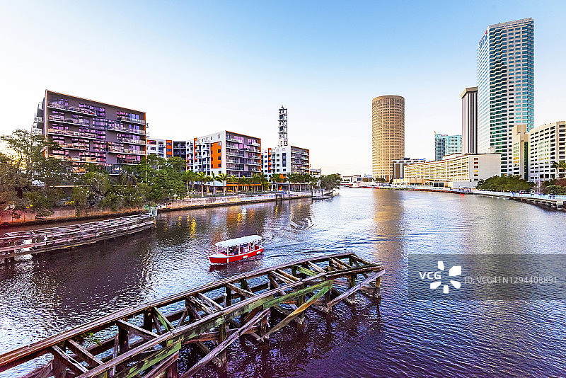 佛罗里达州坦帕希尔斯伯勒河图片素材