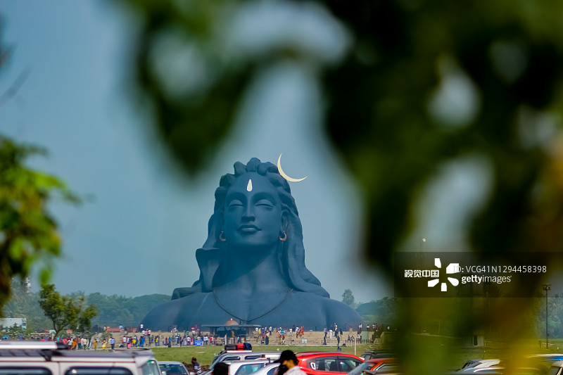 阿迪瑜吉湿婆雕像图片素材