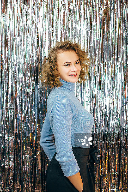 美丽的白人女性画像图片素材