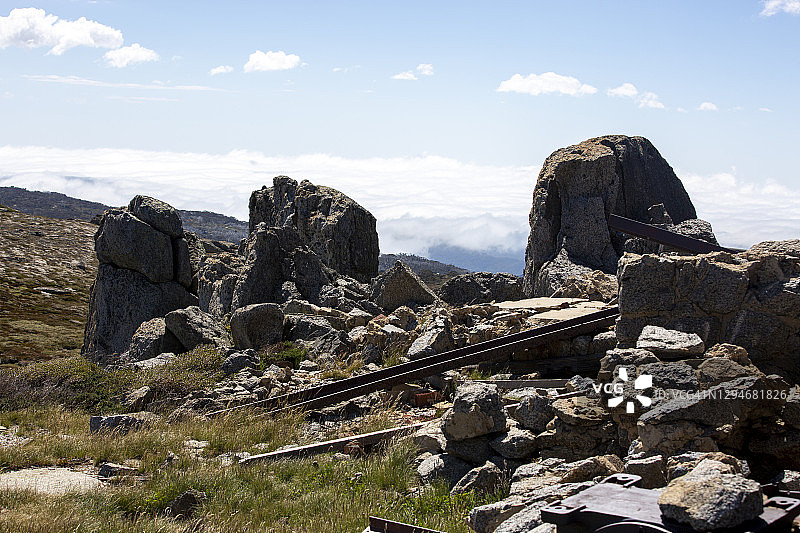 夏季的澳大利亚雪山图片素材