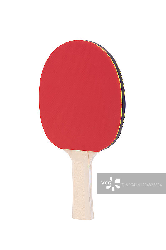 乒乓球拍，白色背景图片素材