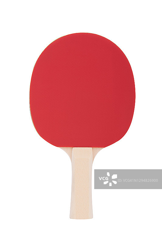 乒乓球拍，白色背景图片素材