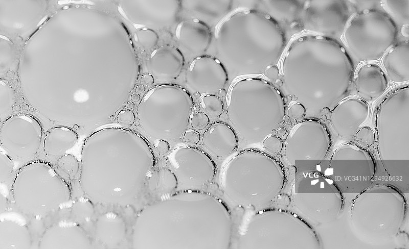 黑白肥皂泡图片素材