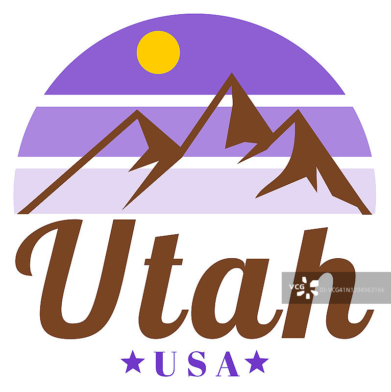 犹他州群山图片素材