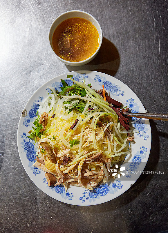 会安风味鸡肉饭图片素材