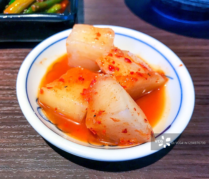 韩式发酵萝卜泡菜图片素材